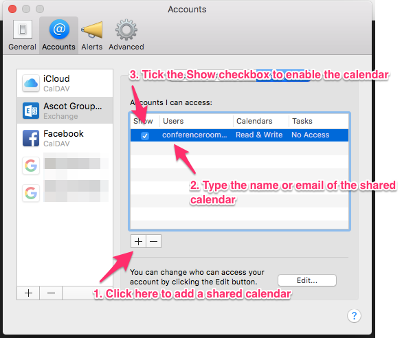 outlook turn off reminders for shared calendar mac